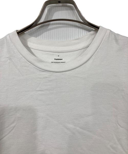 Graphpaper（グラフペーパー）Graphpaper (グラフペーパー) 半袖Tシャツ ホワイト サイズ:3の古着・服飾アイテム