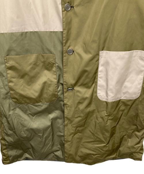 eN ROUTE（アンルート）eN ROUTE (アンルート) ステンカラーコート ブラック×カーキ サイズ:SIZE 2の古着・服飾アイテム