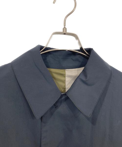 eN ROUTE（アンルート）eN ROUTE (アンルート) ステンカラーコート ブラック×カーキ サイズ:SIZE 2の古着・服飾アイテム