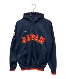 MIZUNO（ミズノ）の古着「ハーフジップパーカー」｜ネイビー