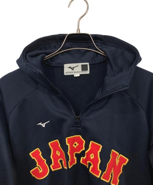 MIZUNO（ミズノ）MIZUNO (ミズノ) ハーフジップパーカー ネイビー サイズ:Mの古着・服飾アイテム