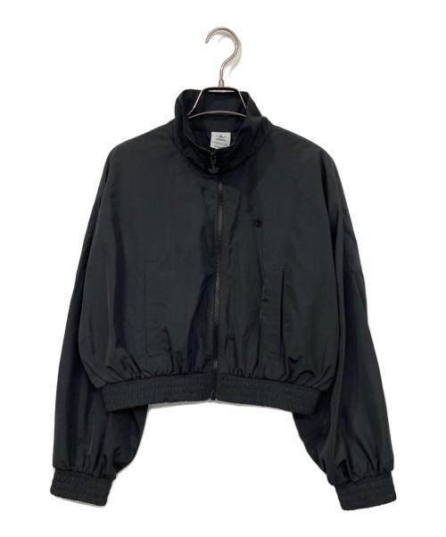 adidas（アディダス）adidas (アディダス) NYLON TRACK TOP ブラック サイズ:Sの古着・服飾アイテム