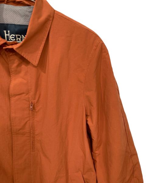 HERNO（ヘルノ）HERNO (ヘルノ) ステンカラーコート オレンジ サイズ:48の古着・服飾アイテム