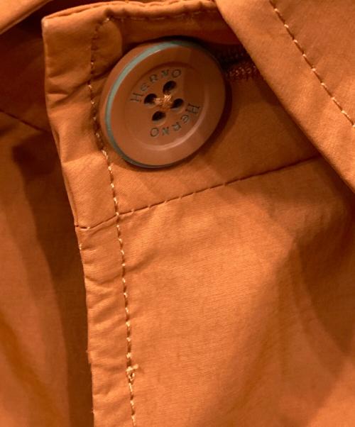 HERNO（ヘルノ）HERNO (ヘルノ) ステンカラーコート オレンジ サイズ:48の古着・服飾アイテム