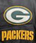 中古・古着 Green bay packers (グリーンベイ・パッカーズ) レザースタジャン ブラック×グリーン サイズ:M：12000円