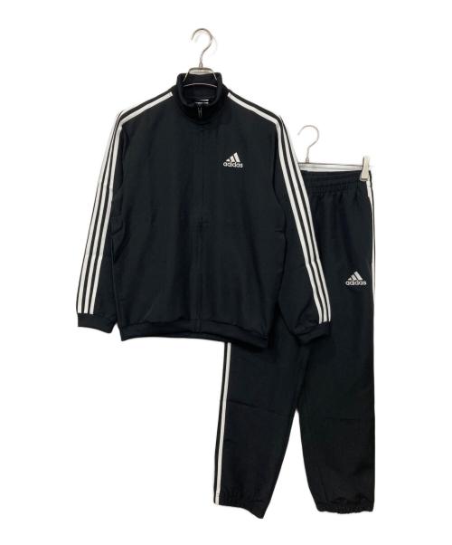 adidas（アディダス）adidas (アディダス) トラックジャージセットアップ ブラック サイズ:S 未使用品の古着・服飾アイテム