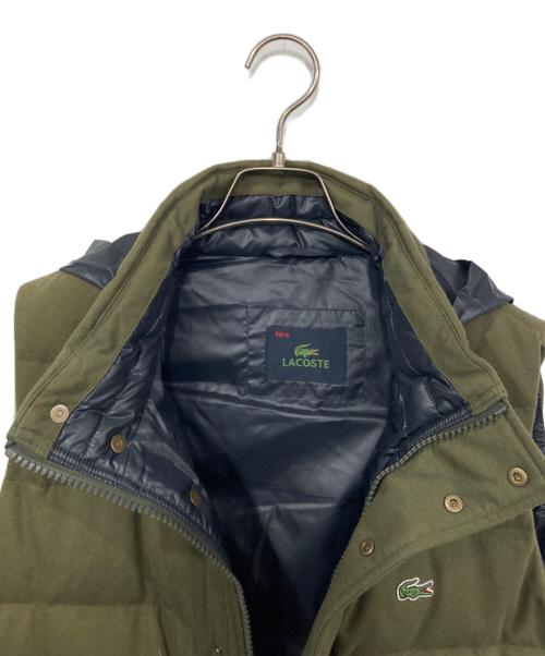 LACOSTE（ラコステ）LACOSTE (ラコステ) ダウンベスト カーキ サイズ:50の古着・服飾アイテム