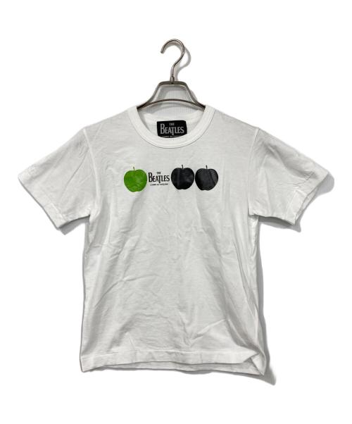 THE BEATLES COMME des GARCONS（ザ・ビートルズコムデギャルソン）THE BEATLES COMME des GARCONS (ザ・ビートルズコムデギャルソン) 20/1 COTTON JERSEY ホワイト サイズ:Sの古着・服飾アイテム