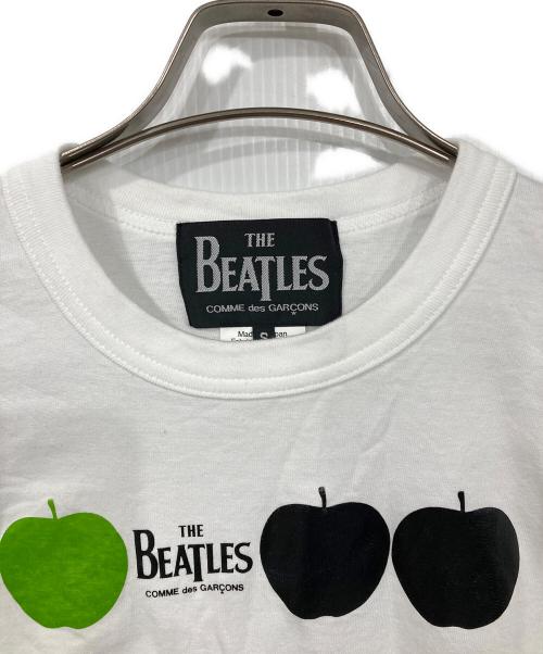 THE BEATLES COMME des GARCONS（ザ・ビートルズコムデギャルソン）THE BEATLES COMME des GARCONS (ザ・ビートルズコムデギャルソン) 20/1 COTTON JERSEY ホワイト サイズ:Sの古着・服飾アイテム