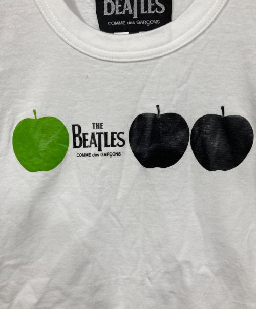 THE BEATLES COMME des GARCONS（ザ・ビートルズコムデギャルソン）THE BEATLES COMME des GARCONS (ザ・ビートルズコムデギャルソン) 20/1 COTTON JERSEY ホワイト サイズ:Sの古着・服飾アイテム