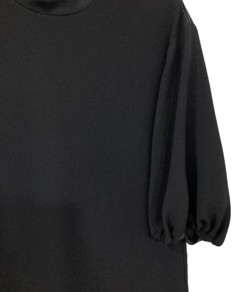 UNITED ARROWS（ユナイテッドアローズ）UNITED ARROWS (ユナイテッドアローズ) COMFY ステッチ ショートスリーブ ワンピース ブラック サイズ:38の古着・服飾アイテム