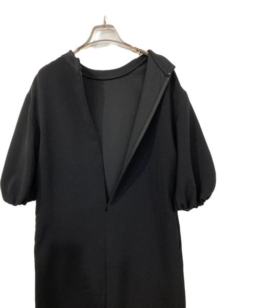 UNITED ARROWS（ユナイテッドアローズ）UNITED ARROWS (ユナイテッドアローズ) COMFY ステッチ ショートスリーブ ワンピース ブラック サイズ:38の古着・服飾アイテム