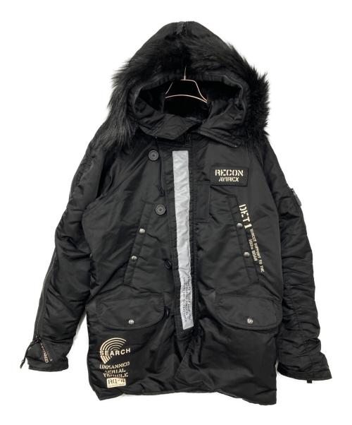 AVIREX（アヴィレックス）AVIREX (アヴィレックス) RECON N-3 ACTION ブラック サイズ:Lの古着・服飾アイテム