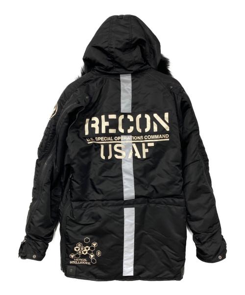 AVIREX（アヴィレックス）AVIREX (アヴィレックス) RECON N-3 ACTION ブラック サイズ:Lの古着・服飾アイテム