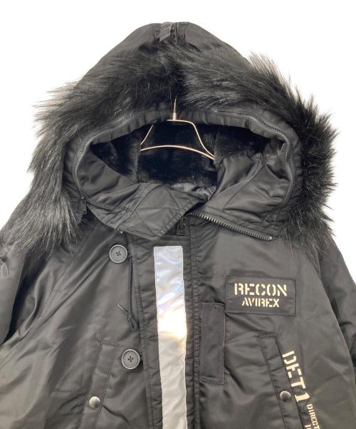 AVIREX（アヴィレックス）AVIREX (アヴィレックス) RECON N-3 ACTION ブラック サイズ:Lの古着・服飾アイテム