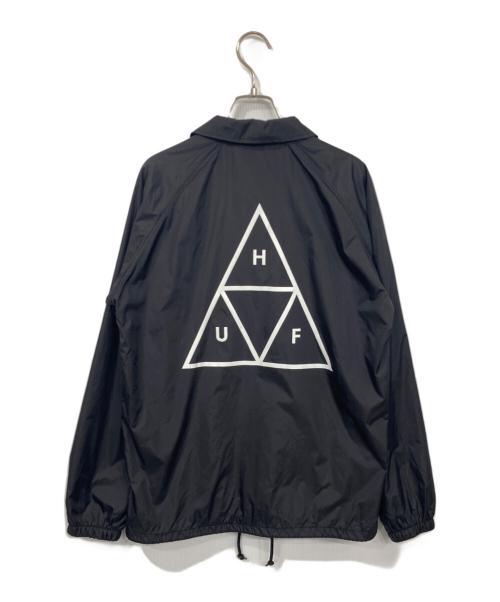 HUF（ハフ）HUF (ハフ) コーチジャケット ブラック サイズ:Sの古着・服飾アイテム