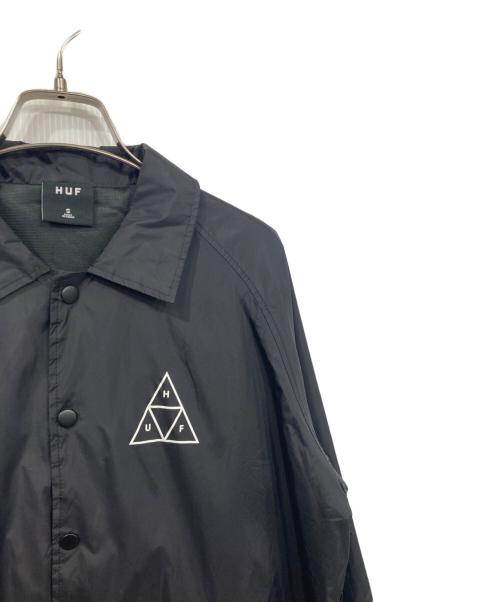 HUF（ハフ）HUF (ハフ) コーチジャケット ブラック サイズ:Sの古着・服飾アイテム