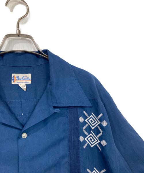 Don Carlos（ドン・カルロス）Don Carlos (ドン・カルロス) キューバシャツ ブルー サイズ:表記なしの古着・服飾アイテム