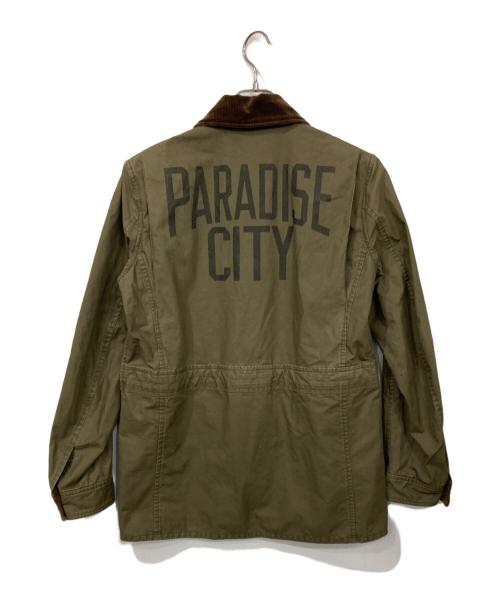 WACKO MARIA（ワコマリア）WACKO MARIA (ワコマリア) カバーオール カーキ×ブラウン サイズ:SMALLの古着・服飾アイテム