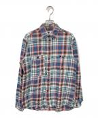 Engineered Garmentsエンジニアド ガーメンツ）の古着「チェックシャツ」｜ブルー×レッド
