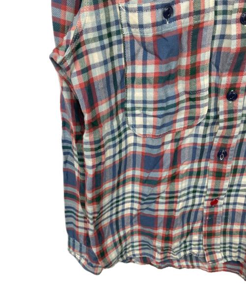 Engineered Garments（エンジニアド ガーメンツ）Engineered Garments (エンジニアド ガーメンツ) チェックシャツ ブルー×レッド サイズ:Sの古着・服飾アイテム