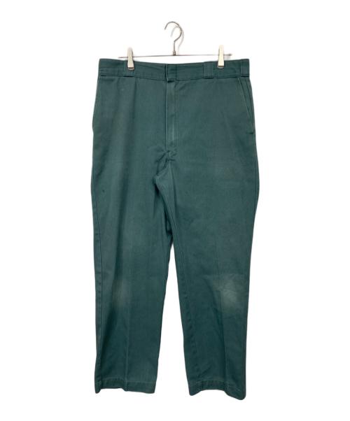 Dickies（ディッキーズ）Dickies (ディッキーズ) ヴィンテージワークパンツ グリーン サイズ:W38の古着・服飾アイテム