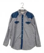 Wranglerラングラー）の古着「70’sストライプシャツ」｜インディゴ