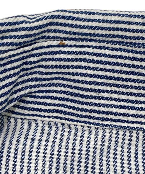 Wrangler（ラングラー）Wrangler (ラングラー) 70’sストライプシャツ インディゴ サイズ:表記無しの古着・服飾アイテム