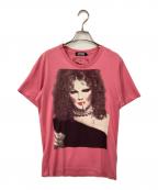 Hysteric Glamourヒステリックグラマー）の古着「プリントTシャツ」｜ピンク