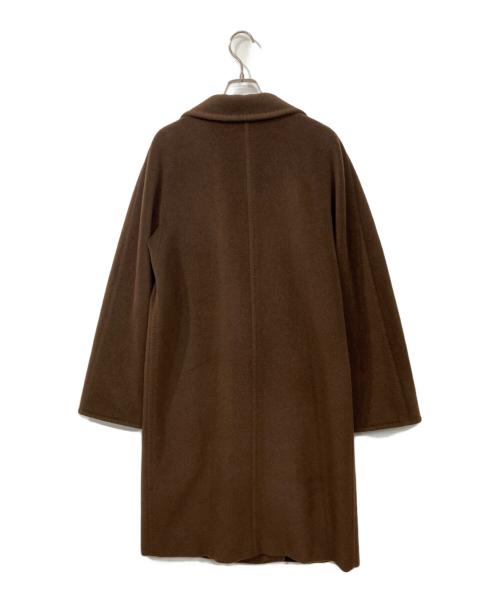 MaxMara（マックスマーラ）MaxMara (マックスマーラ) カシミヤブレンドコート ブラウン サイズ:40の古着・服飾アイテム