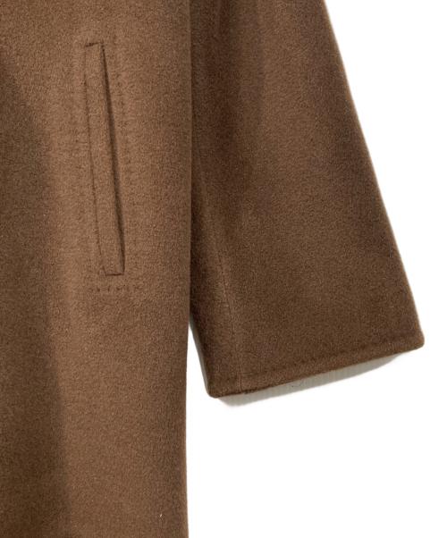 MaxMara（マックスマーラ）MaxMara (マックスマーラ) カシミヤブレンドコート ブラウン サイズ:40の古着・服飾アイテム