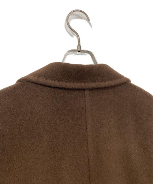 MaxMara（マックスマーラ）MaxMara (マックスマーラ) カシミヤブレンドコート ブラウン サイズ:40の古着・服飾アイテム