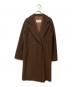 MaxMara（マックスマーラ）の古着「カシミヤブレンドコート」｜ブラウン