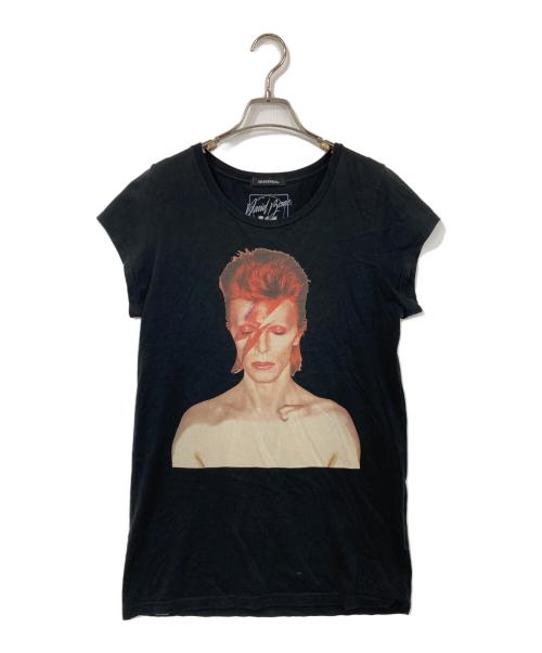hysterics（ヒステリックス）hysterics (ヒステリックス) David Bowie Tシャツ ブラック サイズ:FREEの古着・服飾アイテム