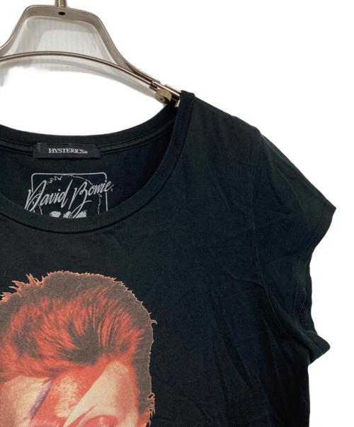 hysterics（ヒステリックス）hysterics (ヒステリックス) David Bowie Tシャツ ブラック サイズ:FREEの古着・服飾アイテム