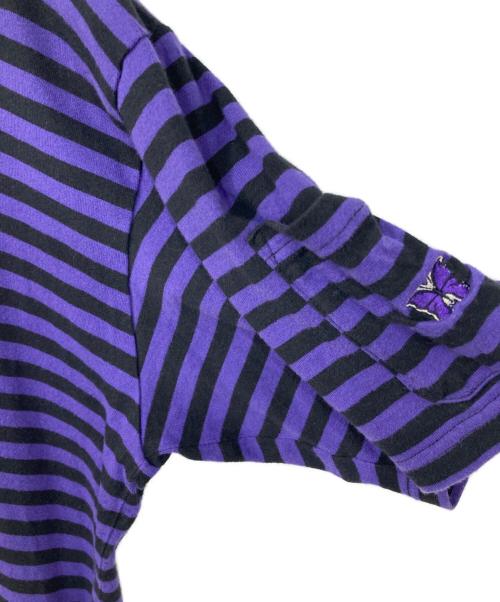 Needles（ニードルズ）Needles (ニードルズ) S/S Crew Neck Tee パープル サイズ:Mの古着・服飾アイテム
