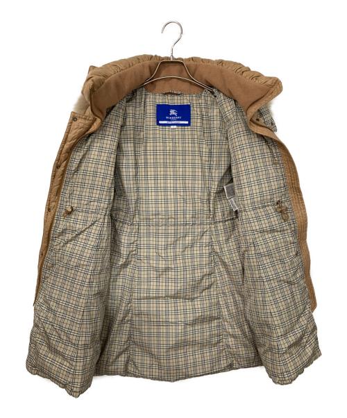 BURBERRY BLUE LABEL（バーバリー ブルー レーベル）BURBERRY BLUE LABEL (バーバリー ブルー レーベル) フォックスファーダウンコート ベージュ サイズ:38の古着・服飾アイテム
