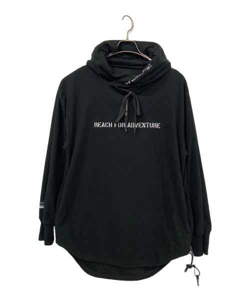 IKE（イケ）IKE (イケ) 002 FLEECE HOODY ブラック サイズ:Fの古着・服飾アイテム