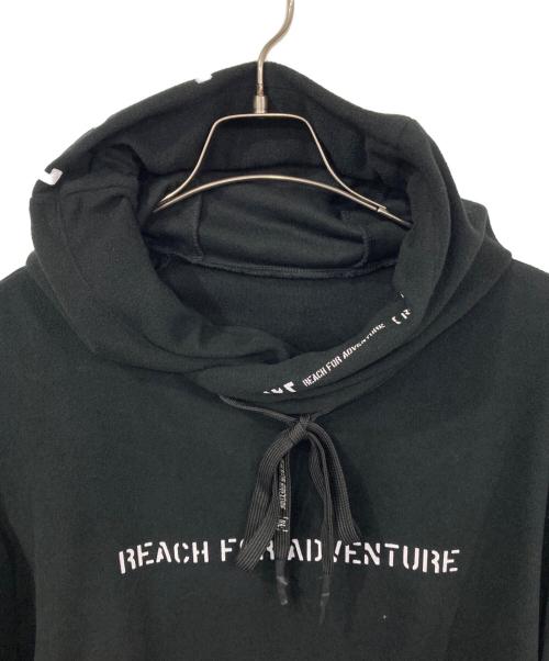 IKE（イケ）IKE (イケ) 002 FLEECE HOODY ブラック サイズ:Fの古着・服飾アイテム