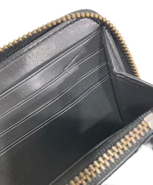 COACH（コーチ）COACH (コーチ) シグネチャースムースレザーアコーディオンジップアラウンドウォレット ブラックの古着・服飾アイテム