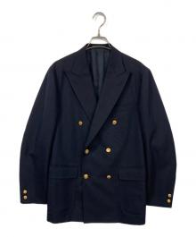 SOUTHWICK（サウスウィック）の古着「金釦ダブルウールブレザー」｜ネイビー