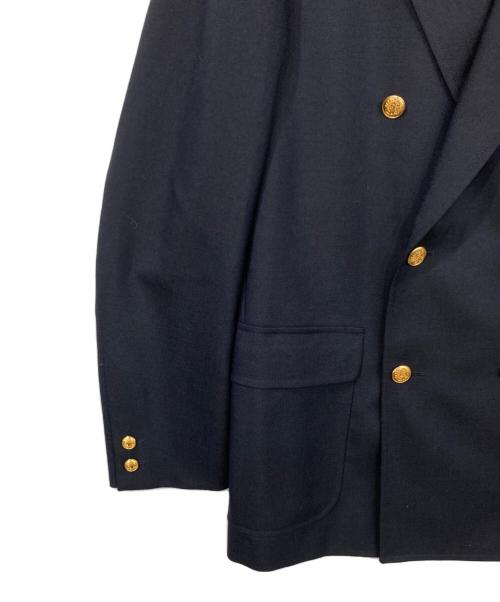 SOUTHWICK（サウスウィック）SOUTHWICK (サウスウィック) 金釦ダブルウールブレザー ネイビー サイズ:38の古着・服飾アイテム