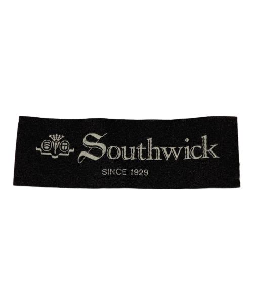 SOUTHWICK（サウスウィック）SOUTHWICK (サウスウィック) 金釦ダブルウールブレザー ネイビー サイズ:38の古着・服飾アイテム