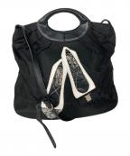 Salvatore Ferragamoサルヴァトーレ フェラガモ）の古着「パンプスデザインショルダーバッグ」｜ブラック