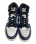 NIKE (ナイキ) AIR JORDAN 1 RETRO HIGH OG ネイビー×ホワイト サイズ:US8：8000円