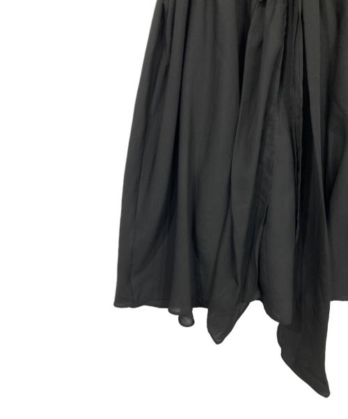 maison celon（メゾンセロン）maison celon (メゾンセロン) chiffon tie blouse ブラック サイズ:Fの古着・服飾アイテム