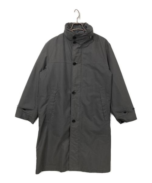 BURBERRY LONDON（バーバリーロンドン）BURBERRY LONDON (バーバリーロンドン) ライナー付スタンドカラーコート グレー サイズ:Mの古着・服飾アイテム