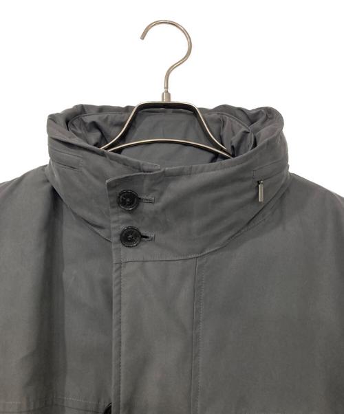 BURBERRY LONDON（バーバリーロンドン）BURBERRY LONDON (バーバリーロンドン) ライナー付スタンドカラーコート グレー サイズ:Mの古着・服飾アイテム