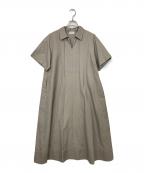 MOGAモガ）の古着「タイプライターダブルクロスワンピース」｜グレー