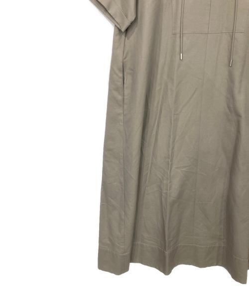 MOGA（モガ）MOGA (モガ) タイプライターダブルクロスワンピース グレー サイズ:2の古着・服飾アイテム